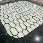 Lantern Pattern Marble Floor Tile