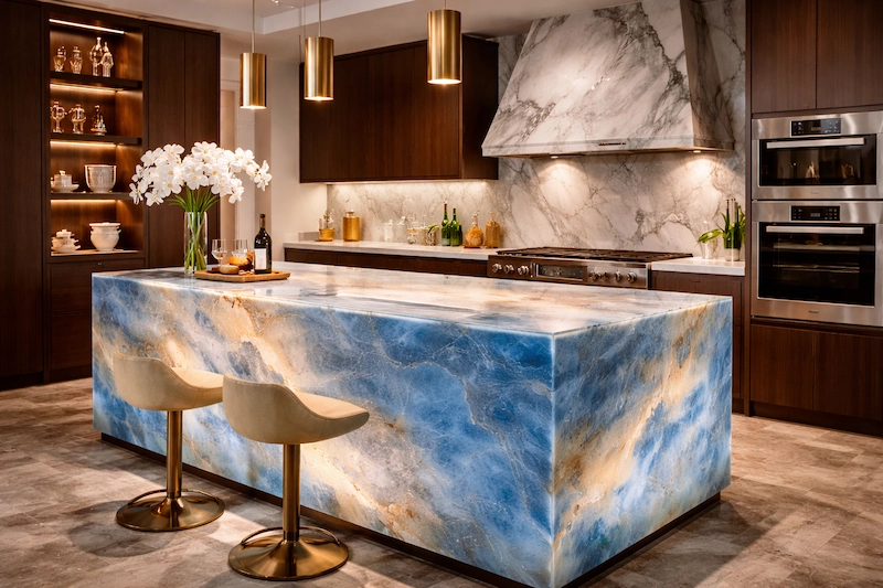 blue-onyx-island-countertop-luxury-kitchen-scene