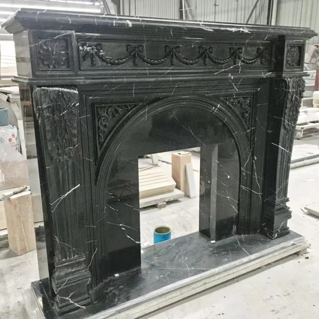 nero-marquina-marble-fireplace-surround