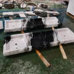 Solid Marble Basins in Panda White Marble