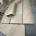 Taj Mahal Quartzite Kitchen Countertop and Backsplash