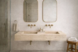 travertine-bathroom-sink-matte-unfilled-luxury-vanity-application