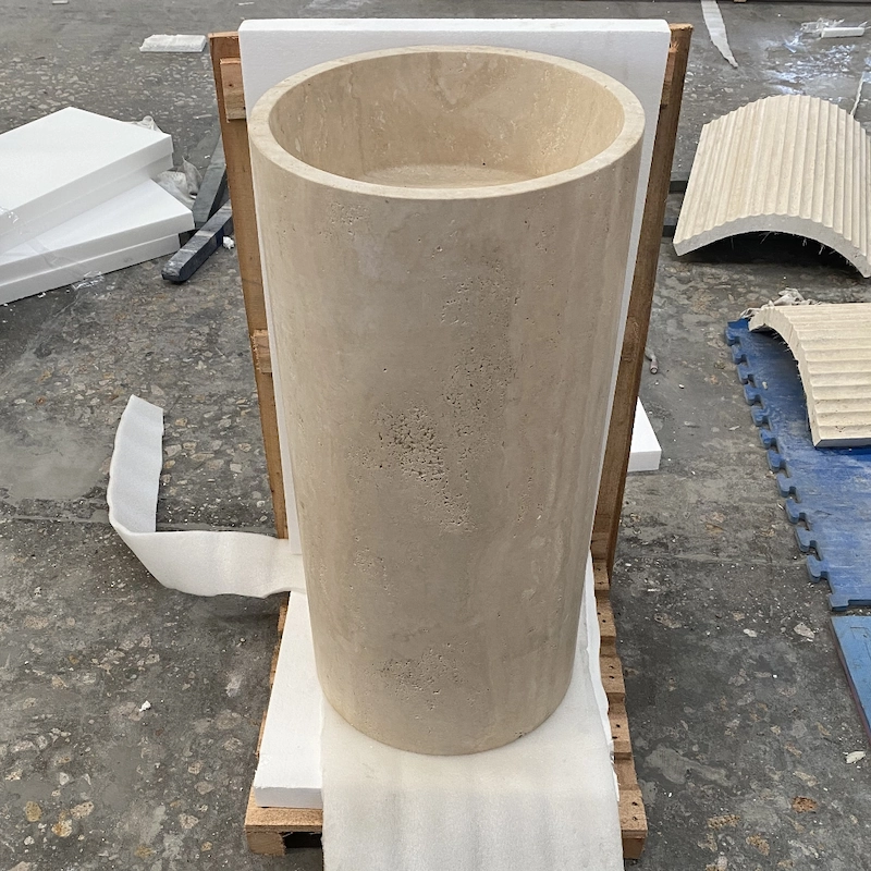travertine-pedestal-sink-luxury-bathroom-export-packing-05