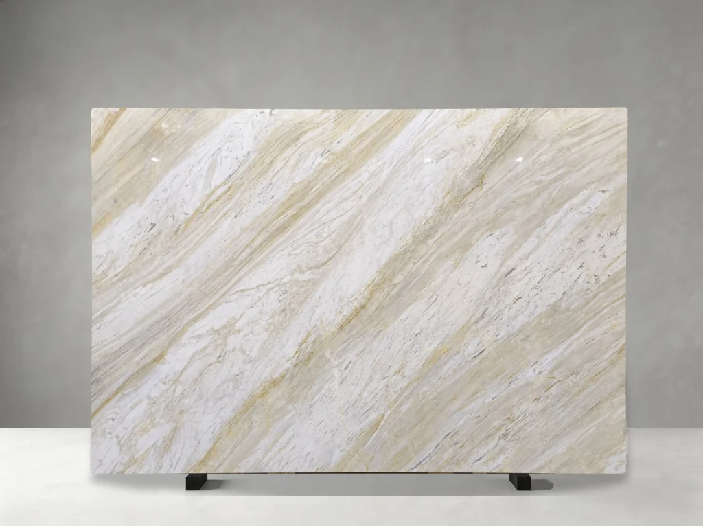 ajax white marble slab diagonal pattern natural stone surface