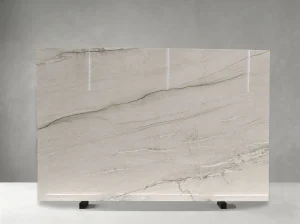 calacatta quartzite slab polished surface for luxury interiors