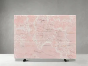 onice rosa onyx slab cloudy white pattern natural pink onyx surface