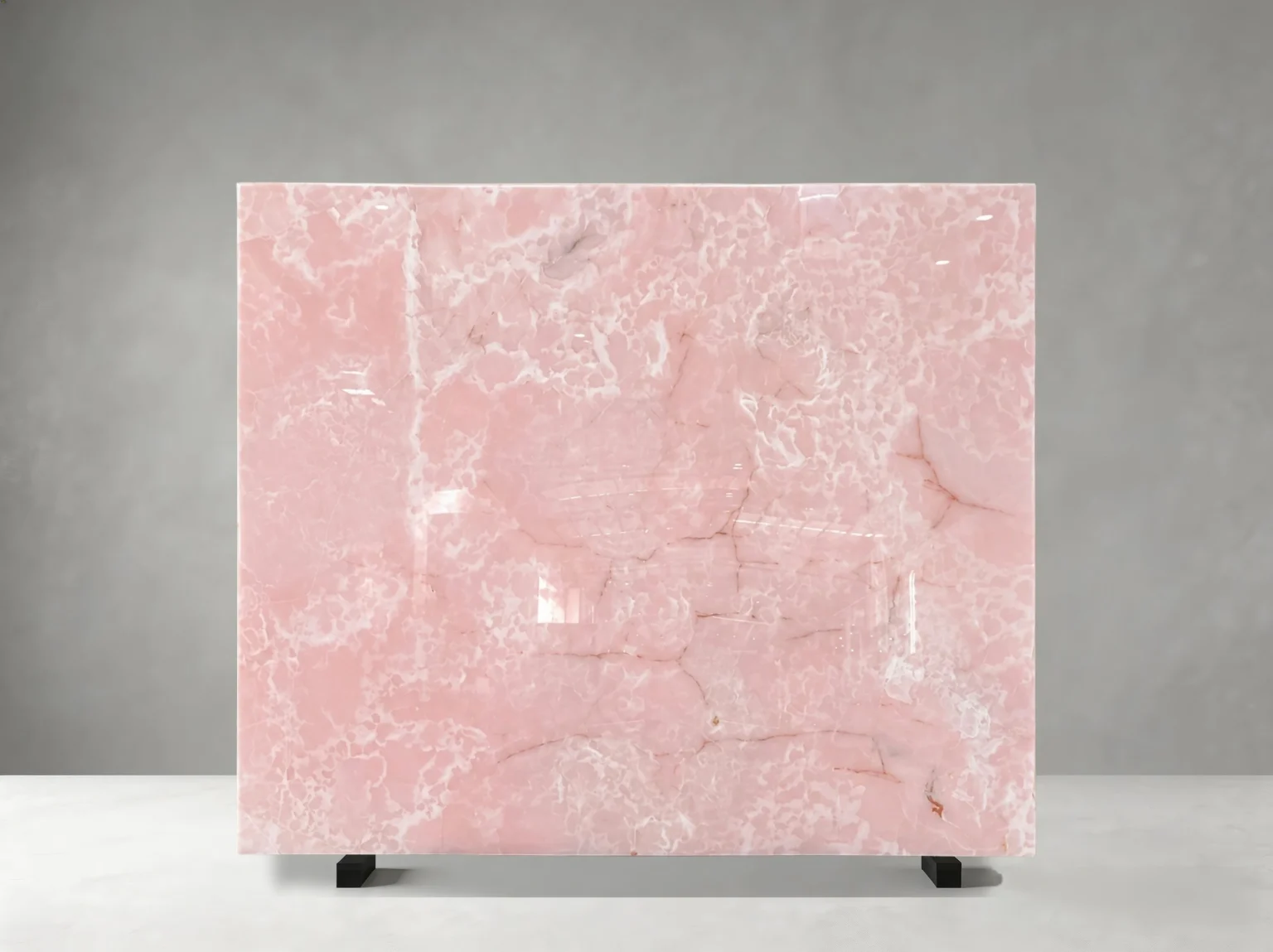 onice rosa onyx slab pink translucent for backlit panels walls and island tops