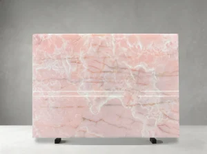onice rosa onyx slab polished pink surface for backlit walls and table tops