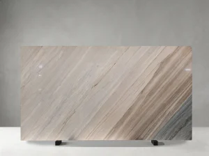 palissandro white marble slab flowing brown veins natural stone surface