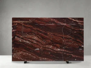 red jasper marble slab layered red pattern natural stone surface
