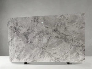 super white quartzite slab mineral veining natural stone surface
