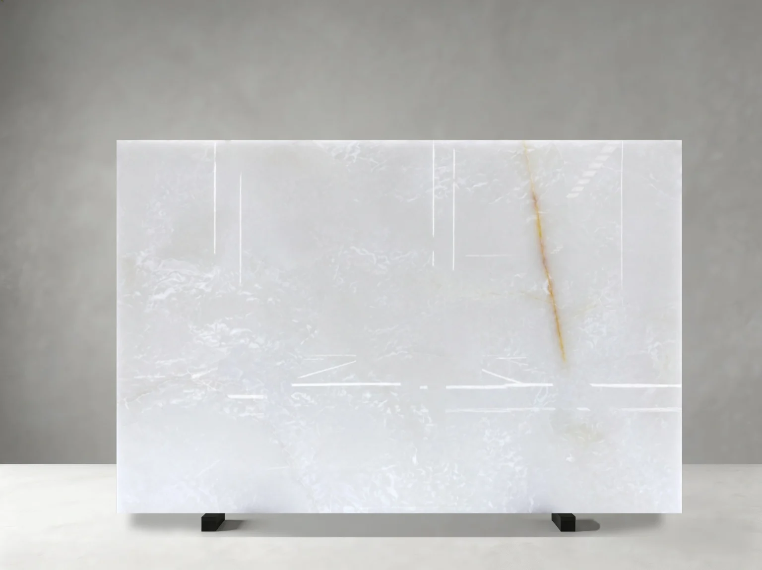 white snow onyx slab milky white pattern for luxury interior projects
