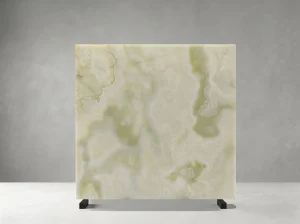 translucent afghan green onyx slab for luxury wall panels and tops