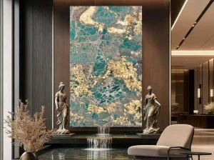 amazon green granite slab turquoise green crystal for walls and island tops