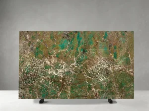 amazonite granite slab blue green pattern for walls and island tops