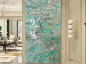 amazonite granite wall cladding for luxury residential interior