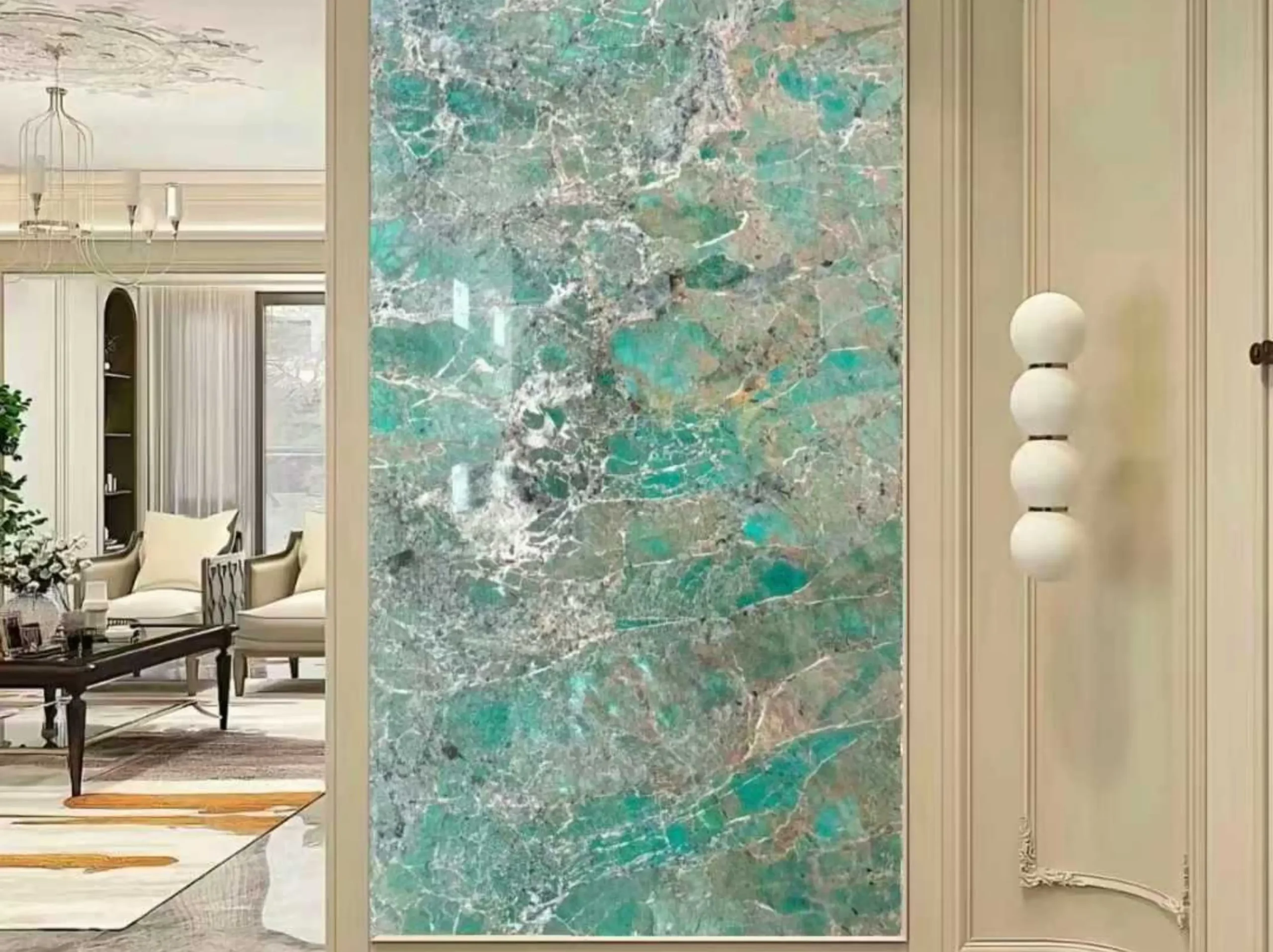 amazonite-granite-wall-cladding-project-02.webp amazonite granite wall cladding for luxury residential interior
