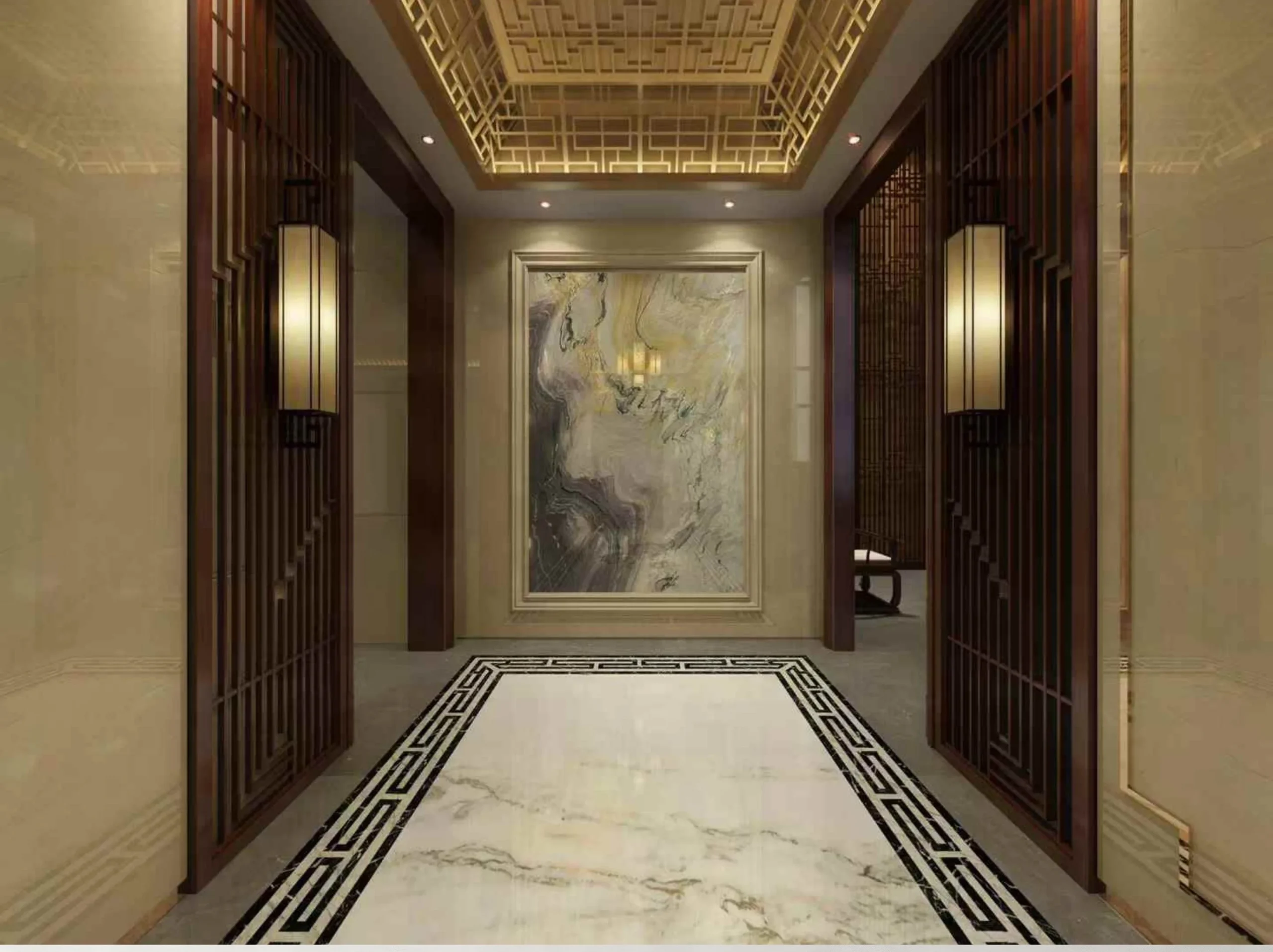 aqua-royal-quartzite-entrance-wall-floor-project-02.webp aqua royal quartzite entrance wall and floor project for luxury interiors