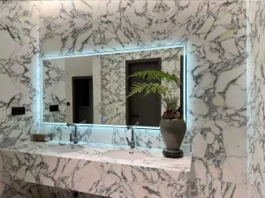 arabescato marble bathroom wall cladding for luxury interior projects
