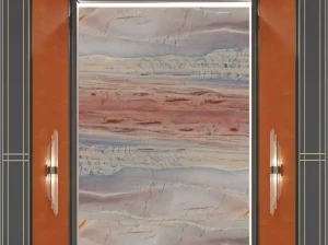 azul macaubas quartzite feature wall panel for luxury interior design