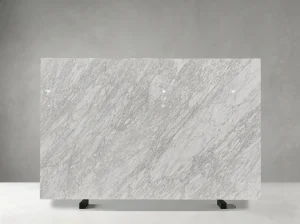 bianco carrara marble diagonal vein polished slab