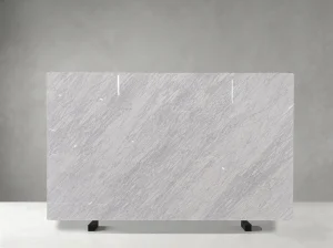 bianco carrara marble polished grey vein slab