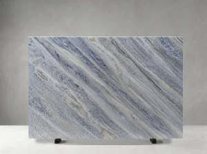 blue crystal marble diagonal crystal vein slab