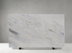 blue iceberg marble slab with linear blue veins for floors walls and island tops