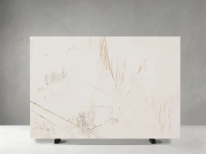 calacatta oriental marble slab with soft grey gold veins for custom stone projects