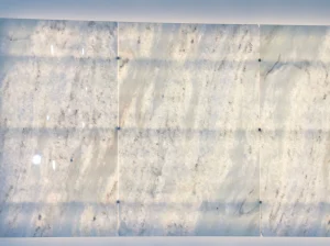 calcite blue extra marble backlit wall panel