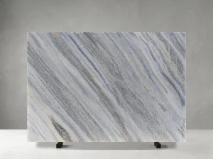 calcite blue extra marble diagonal vein slab