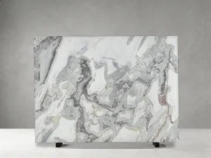 caribbean island marble slab with grey mineral patches for wall cladding