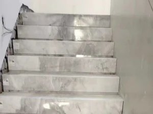 cuarcita dover quartzite stair treads for luxury interior project