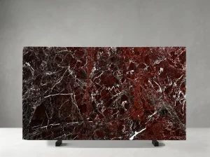 elazig bordo marble slab dark red veining for wall panels and counters