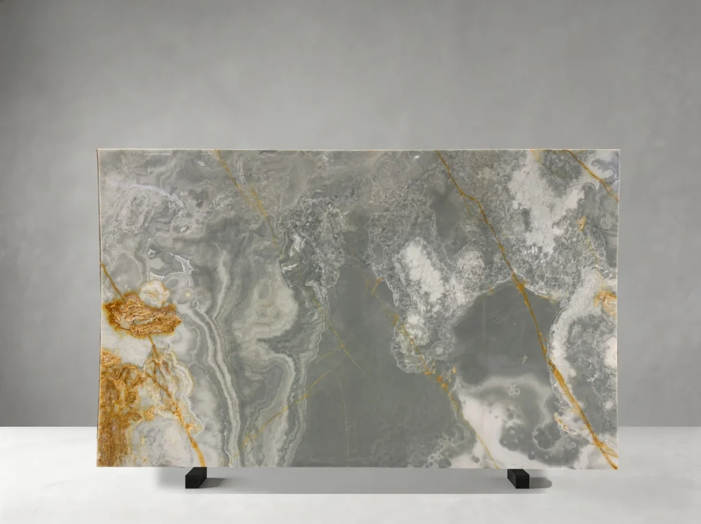 gold blue jade onyx slab jade gold feature pattern for luxury projects