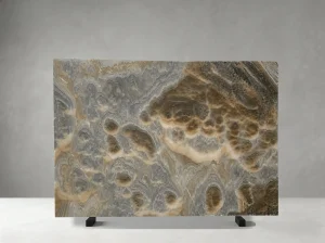gold blue jade onyx slab layered cloud pattern for luxury interiors