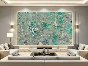 granito verde amazonas granite feature wall for luxury interior project