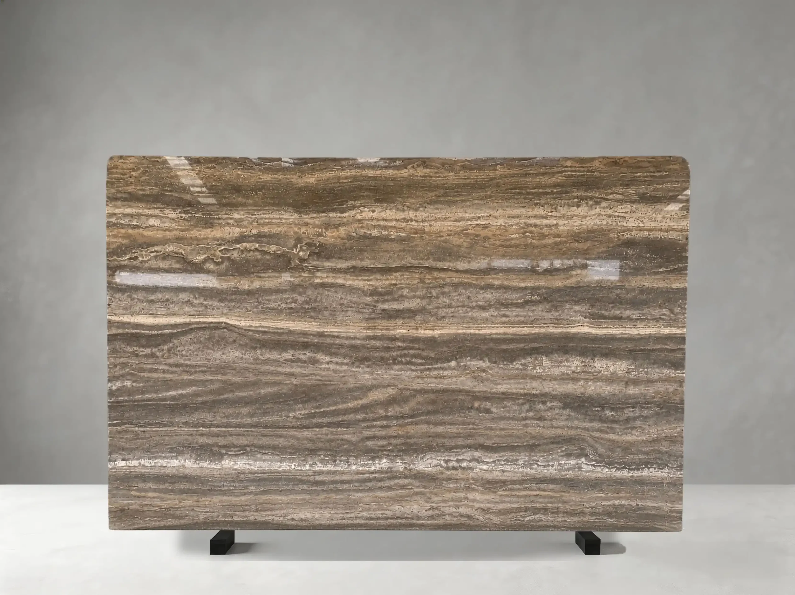 iran-gray-travertine-slab-warm-grey-banding-05.webp iran gray travertine slab warm grey banding natural stone surface