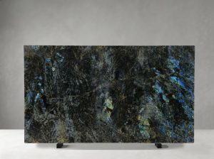 lemurian blue granite slab blue iridescent minerals for walls floors and island tops