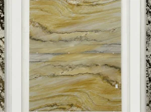 macaubas fantasy quartzite showroom wall panel display