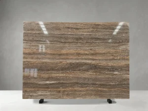 persian gray travertine slab linear grey pattern for walls and table tops