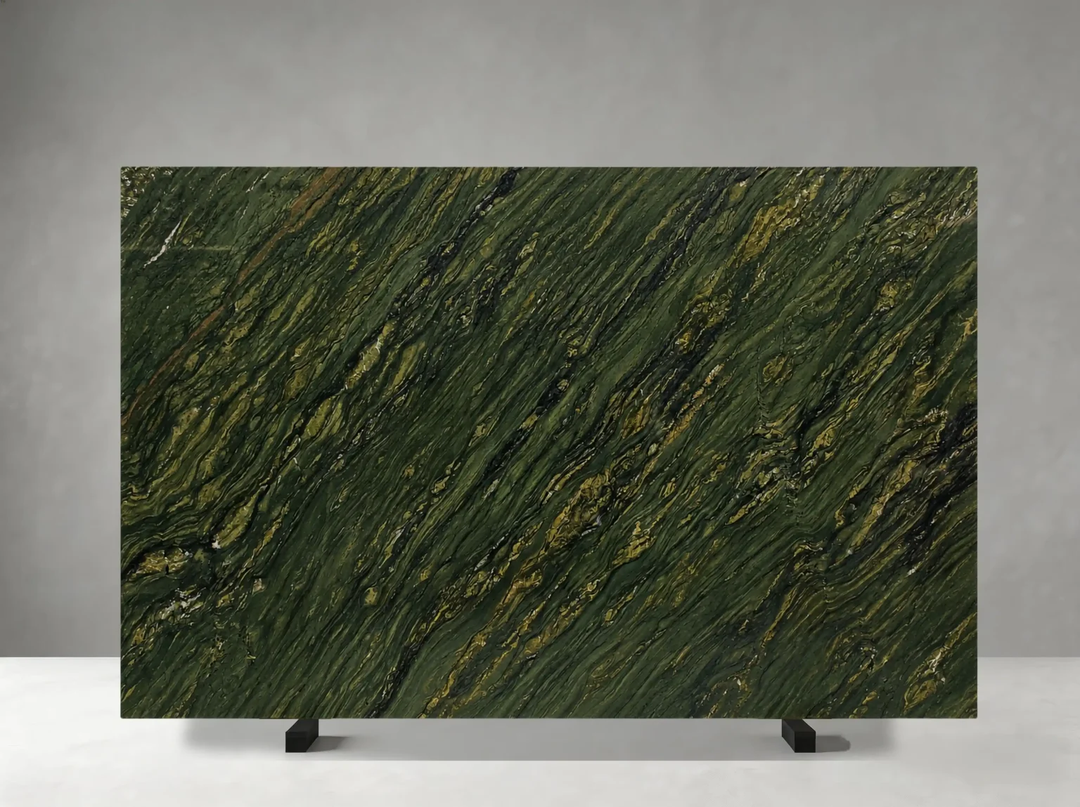 picasso green granite polished slab