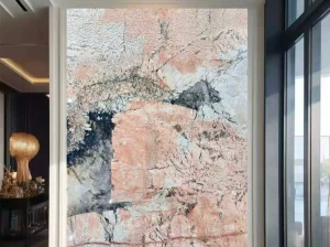 pink patagonia quartzite luxury wall panel