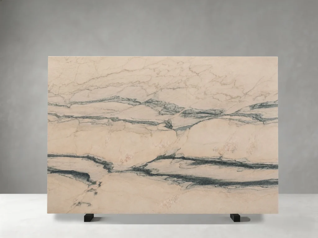 Polished Rosa Portugal Marble slab for custom size tiles, countertops, and wall panels