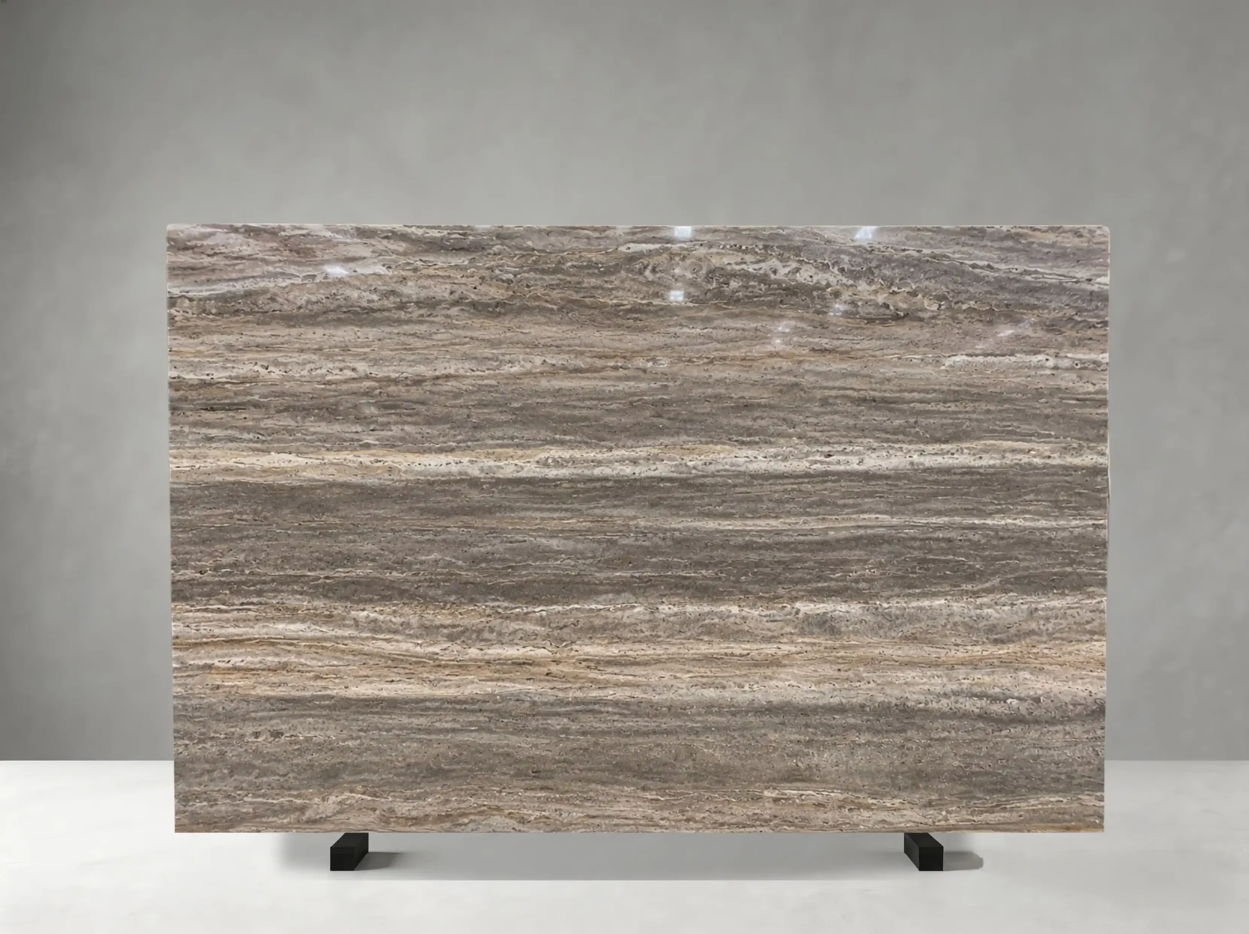 titanium-silver-travertine-slab-silver-grey-banding-05.webp titanium silver travertine slab silver grey banding natural stone surface