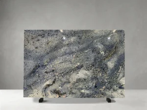 azul bahia granite slab blue grey mineral pattern for walls and island tops