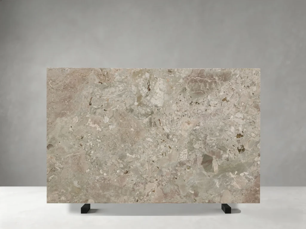 ceppo siciliana marble slab soft beige breccia texture for countertops walls and floors