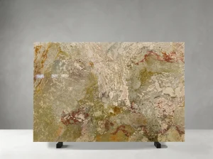 ceppo siciliano marble slab soft beige green texture for luxury interior projects