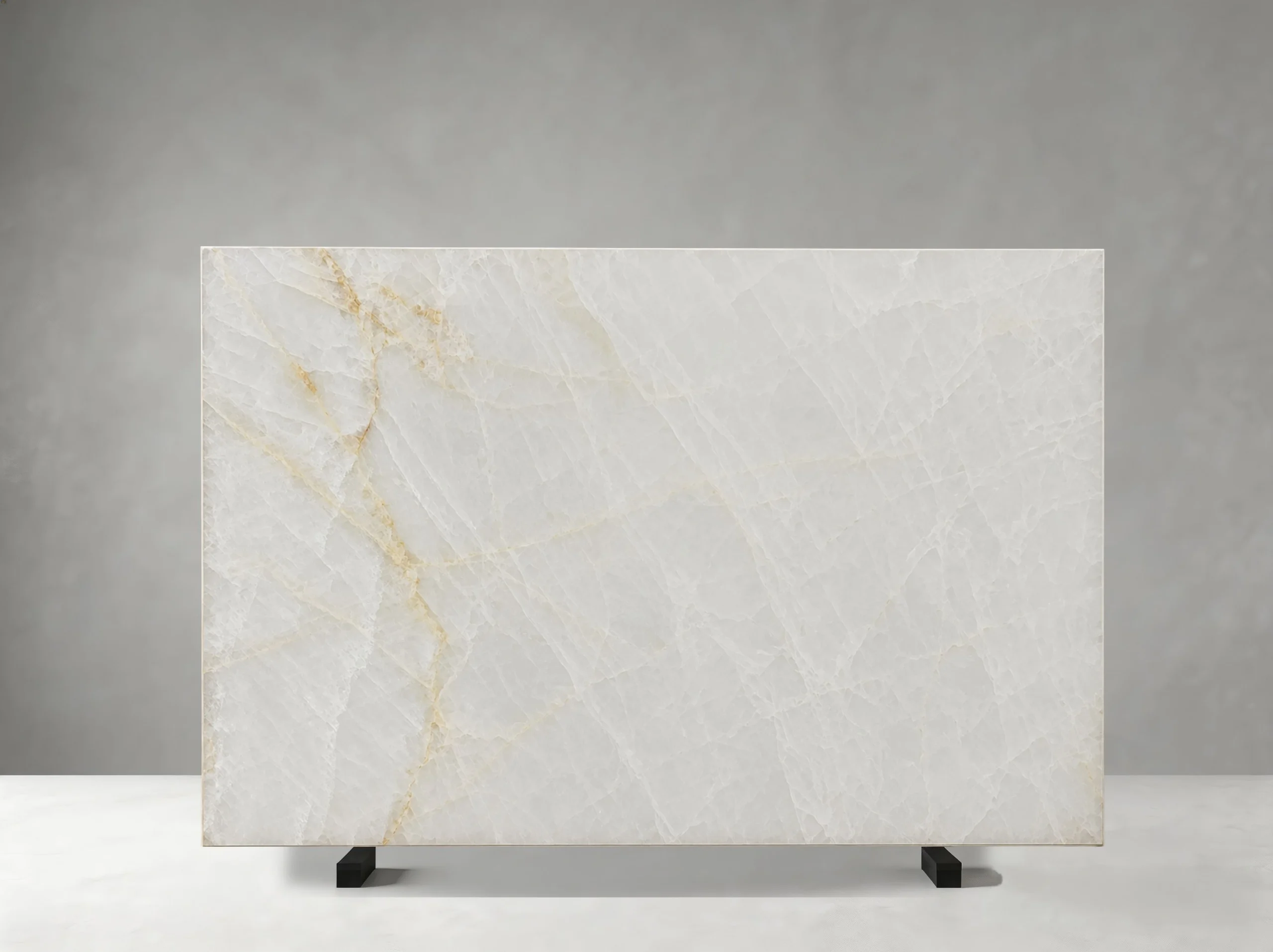 china-crystal-white-quartzite-slab-golden-vein-04.webp china crystal white quartzite slab with golden mineral veins for walls and table tops