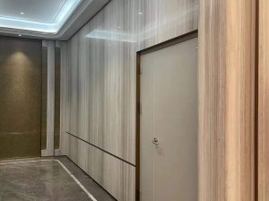 china serpeggiante marble wall cladding interior with vertical grey linear veins